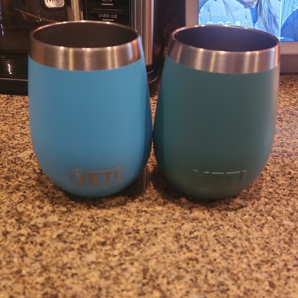 YETI Dual Tone Tumblers in Blue and Teal